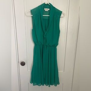 Molly Bracken (ModCloth) sheer green sleeveless dress size S
